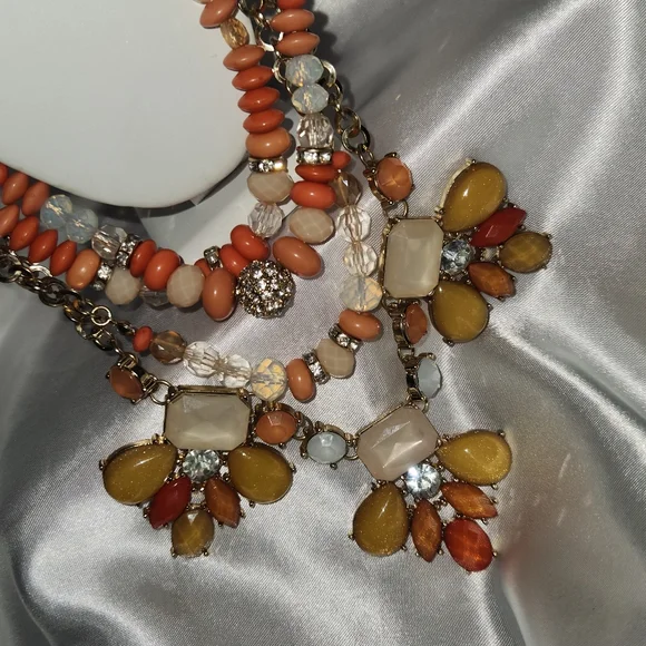 Elegant Multi-Strand Beaded Necklace - Picture 2 of 2
